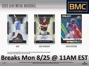 Mike Piazza 2025 Leaf Metal Baseball Hobby 1x Case Break #10 - Picture 1 of 1
