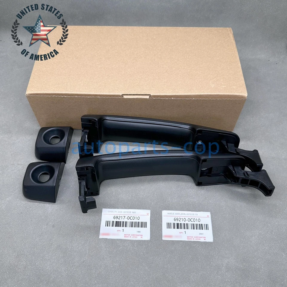 NEW BLACK OUT DOOR HANDLE SET OF 2 FOR TOYOTA 07-14 FJ CRUISER Foto 1 de 4