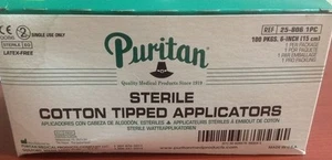 Menge 15 Puritan 25-806 1WC Baumwollspitze Sterile Applikatoren/Tupfer   - Bild 1 von 1