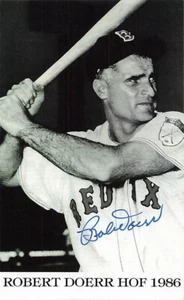 ROBERT DOERR UH BOSTON RED SOX HOF 1986 SIGNED 3362 G - Picture 1 of 1
