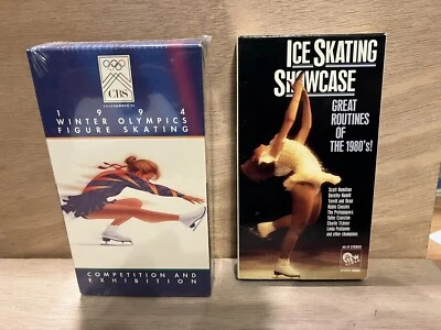 Sealed VHS 1994 Winter Olympics Figure Skating Competition Highlights+Bonus Tape - Image 1 of 4