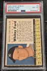 1961 Post Whitey Ford PERFORATED PSA 4 VG-EX Yankees #6 Vintage