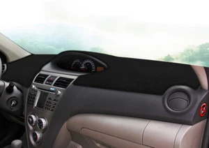 Alfombrilla de tablero negra cubierta de coche moldura para Toyota Yaris sedán 2006-2011 - Imagen 1 de 1