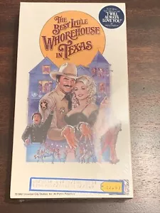 The Best Little Whorehouse In Texas Brand New Sealed VHS Side MCA Watermarks - Picture 1 of 8