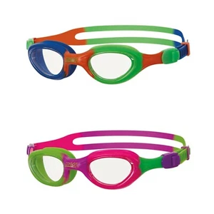 ZOGGS SWIMMING GOGGLES - LITTLE SUPER SEAL GOGGLE PINK AND BLUE - 0 - 6 YEARS - Picture 1 of 5