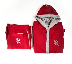 New STEFANO RICCI Tracksuit Jogging Sport Suit LOGO Eagle Size 50 Us 60 Eu (TR4 - Picture 1 of 4