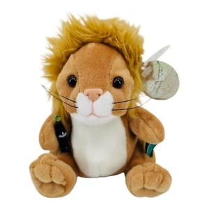 Vintage Coca-Cola Africa Masa The Lion Plush Stuffed Bean Bag Animal NEW 1998 - Picture 1 of 10