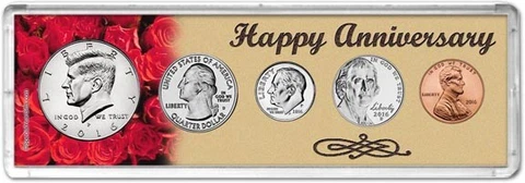 Happy Anniversary Coin Gift Set, 2016 Cover