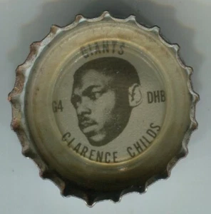 Gorra de Coca-Cola 1966 - New York Giants - G4 Clarence Childs - Imagen 1 de 2