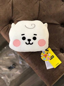 BTS BT21 Official Authentic Goods RJ Baby Flat Face Cushion U.S SELLER - Picture 1 of 12