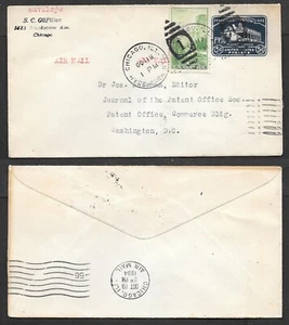 1934 Cover - Uprated Postal Stationery Entire - Chicago, Illinois Duplex Cancel - Picture 1 of 1