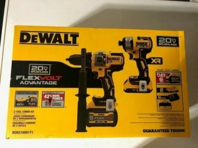 DeWalt DCK2100D1T1 20V - Kit combinado de taladro percutor NUEVO EN CAJA  Foto 1 de 4