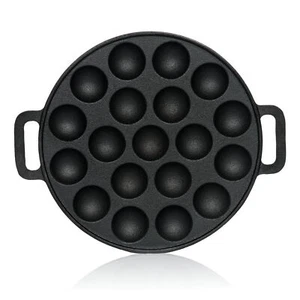 BBQ-Toro Gusseisen Poffertjes Pfanne | Förtchenpfanne für 19 Förtchen | Ø 24 cm - Bild 1 von 7