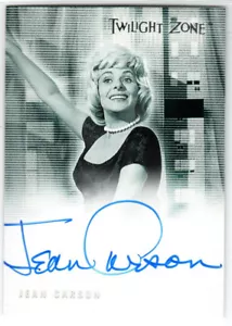 TWILIGHT ZONE SERIES 2 THE NEXT DIMENSION A27 JEAN CARSON PAULA AUTOGRAPH d.2005 - Picture 1 of 2