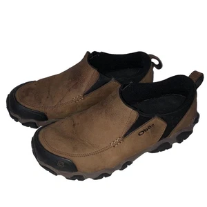 Oboz Livingston Brown Hiking Slip On Shoes Men’s 11.5 W - Picture 1 of 16