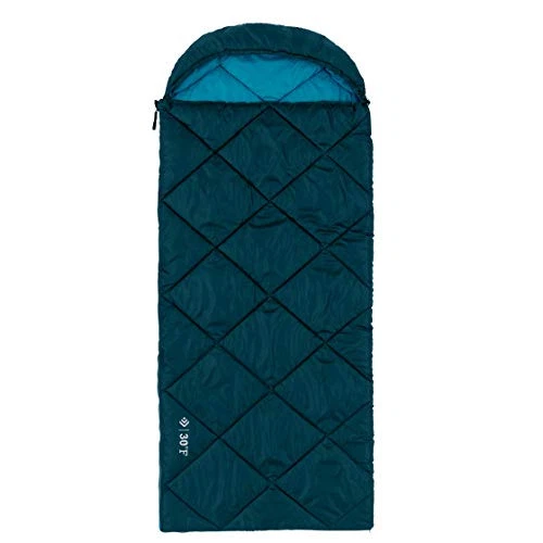 PRODUCTOS EXTERIOR 30F SACO DE DORMIR CON CAPUCHA LONGITUD REGULAR 50036 - AZUL Foto 1 de 4