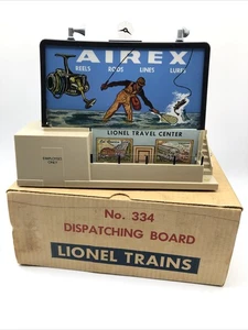 Nuevo de Lote Antiguo Lionel Escala O #334 Tablero de Despacho Caja Original Hace Ruido COMO NUEVO - Imagen 1 de 21