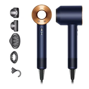 Neu Haartrockner 1600 W Dyson SupersonicHD08 Blau/Kupfer Modell mit Zubehörset - Bild 1 von 4