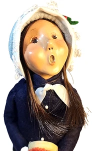 9,5" Vintage 2003 Byers Choice Kind mit Cookies Cries of London Weihnachten Mädchen - Bild 1 von 14