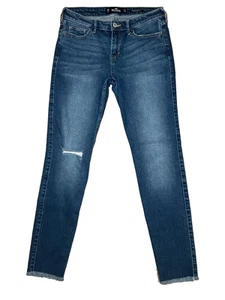 Hollister Low Rise Super Skinny Vintage Stretch Blumen bestickt Jeans - 5R - 27/30 - Bild 1 von 6