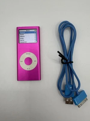 Apple iPod Nano 4GB 2rd Generation Pink No. A1199 - Image 1 of 4