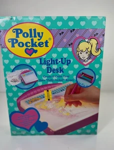 Vintage Polly Pocket Light-Up Desk 1995 Neu Versiegelt RAR - Bild 1 von 3