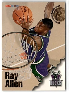 1996 Hoops Ray Allen #279 Milwaukee Bucks Basketball Card - Picture 1 of 2