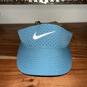Nike Ace Visor Dri Fit Golf Tennis Pickleball Visor Gr. S-M blau FD6631 435 RAR - Bild 1 von 5