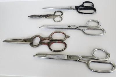 Vintage Lot of 5 Scissors Shears -Wiss Compton Clauss J.A. Henckels - USA - Image 1 of 4