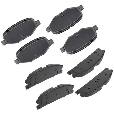 Front Rear Brake Pads Ceramic Fit For 2013-2019 Ford Explorer 2013-2017 Flex - Image 1 of 4