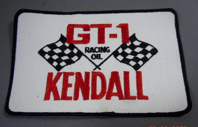 KENDALL GT-1 Racing Motor Aceite Bordado Coser Uniforme-Parche Chaqueta 8x5 VINTAG Foto 1 de 2