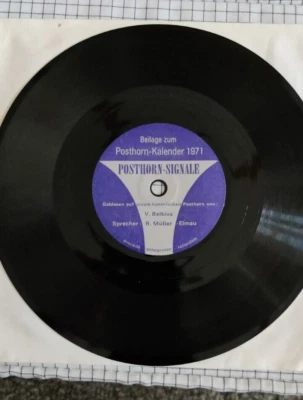 Posthorn Signale -Beilage Posthorn Kalender 1971 - Single ,Vinylfolie, Flexidisc - Bild 1 von 2