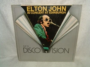 Elton John In Concert At Edinburgh (EXTREMELY RARE) laser disk MCA Disco Vision - Imagen 1 de 5