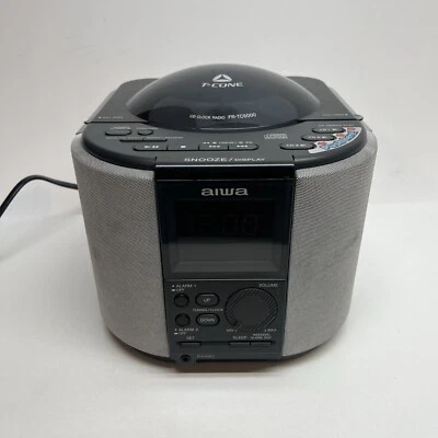 RADIO BOOMBOX PORTÁTIL AIWA/REPRODUCTOR DE CD FR-TC5000 T-CONE Raro! 🔥 Foto 1 de 4