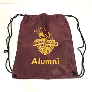CSUDH California State Dominguez Hills Toros Nylon Back Sack Bag Alumni Travel - Imagen 1 de 5