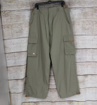 VINTAGE Redsand Mens Size Large Wide Leg Skater Baggy Pants Khaki Tan - Image 1 of 4
