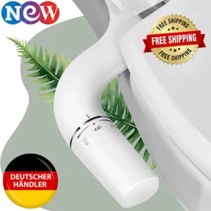 TOP WC Bidet Dusch Aufsatz Doppeldüse Toilette Feminine Intimdusche Bidetaufsatz - Bild 1 von 16