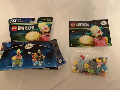 LEGO Dimensions 71227 The Simpsons Krusty The Clown & Bike Fun Pack Building Toy - Image 1 of 4
