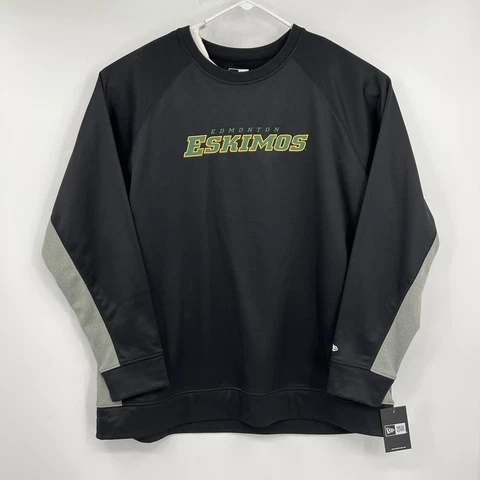 CFL Edmonton Eskimos Men's 2XL Official Sideline CFL Sweatshirt Black $80 Cover