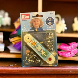 Vintage No Sew Grip Verschlüsse 10er Set Made In W. Germany New Old Stock - Bild 1 von 7