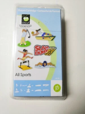 Nuevo cartucho Cricut All Sports Shapes sellado de fábrica Foto 1 de 3