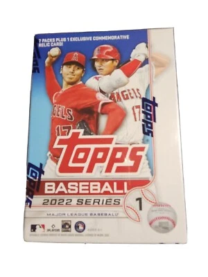 2022 Topps Series 1 Baseball MLB Blaster Box Trading Cards (7 Packs per Box, 14 - Image 1 of 3