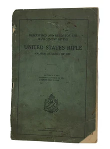 1917/1918W Rules Management Model of 1917 SpringField Rifle Cal .30 DEFECTS - Picture 1 of 17