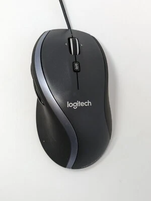 Logitech M500 Advanced USB Optical Mouse 7 Button M-U0007 Tested Working - Image 1 of 4