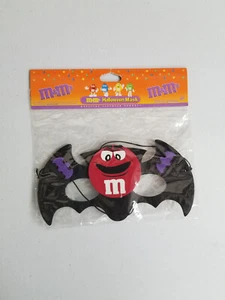 2002 Mars M&M Halloween Maske Fledermäuse rot M&M - Bild 1 von 1