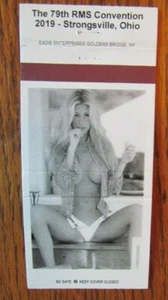 MODELO EN VIVO GIRLIE MATCHBOOK MATCHCOVER: 2019 STRONGSVILLE OHIO-E12 - Imagen 1 de 1