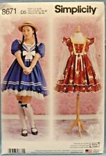SIMPLICITY PATTERN 8671 COSPLAY SAILOR COSTUMES MISSES  SIZES 4 6 8 10 12 UNCUT