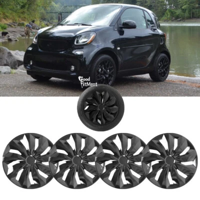Juego de 4 tapas de rueda de 15" para Smart Fortwo 2005-2016 aptas para ruedas de acero R15 Foto 1 de 4