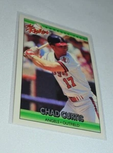 1992 DORUSS THE ROOKIES - CHAD CURTIS ANGELS OUTFIELD CARD 30 - Picture 1 of 4