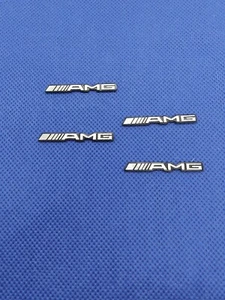 4 AMG Logo Aufkleber Lenkrad oder 3D Lautsprecher 3,5 cm x 0,4 cm - Bild 1 von 4